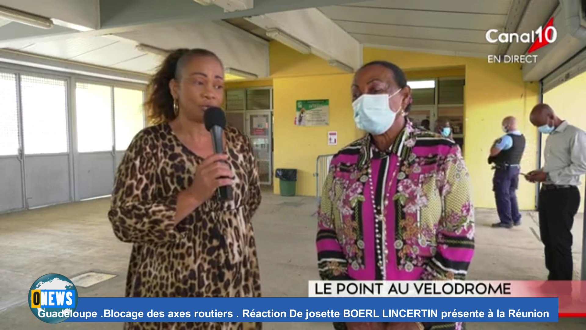 [Vidéo] Onews.Guadeloupe .Blocage des axes routiers . Réaction de Josette BOREL LINCERTIN présente à la Réunion