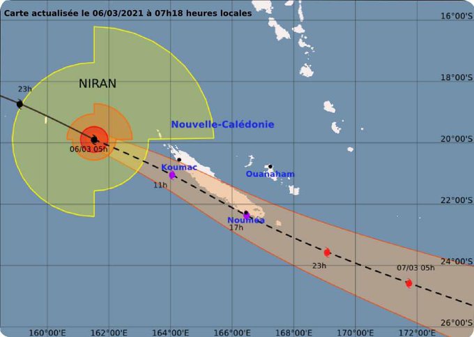 Nouvelle calédonie. Flash spécial cyclone NIRAN avec nos confrères de RRB