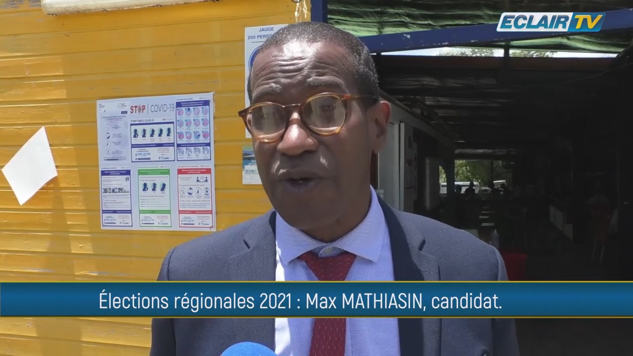 Onews Guadeloupe. Réactions après l annonce de la candidature de Max MATHIASIN aux Régionales (Eclair Tv)