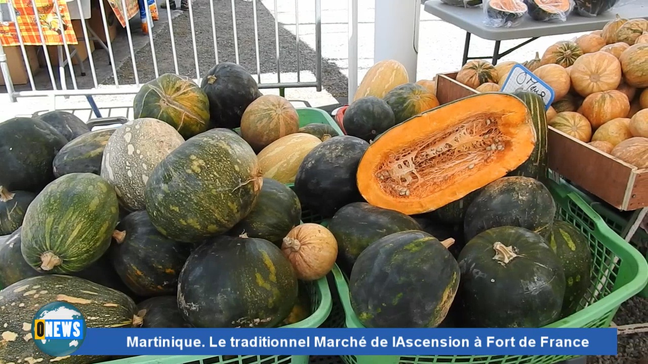 [Vidéo] Onews Martinique. Le traditionnel Marché de l’Ascension à Fort de France