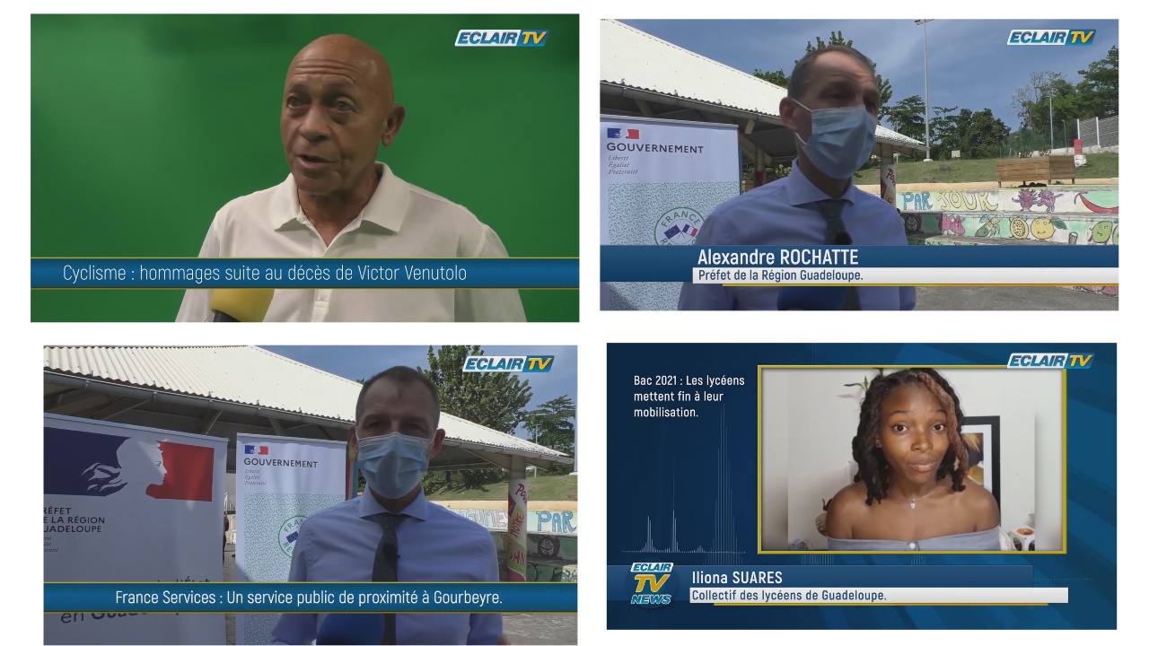[Vidéo]Onews Guadeloupe. Les dernières infos avec ECLAIR TV