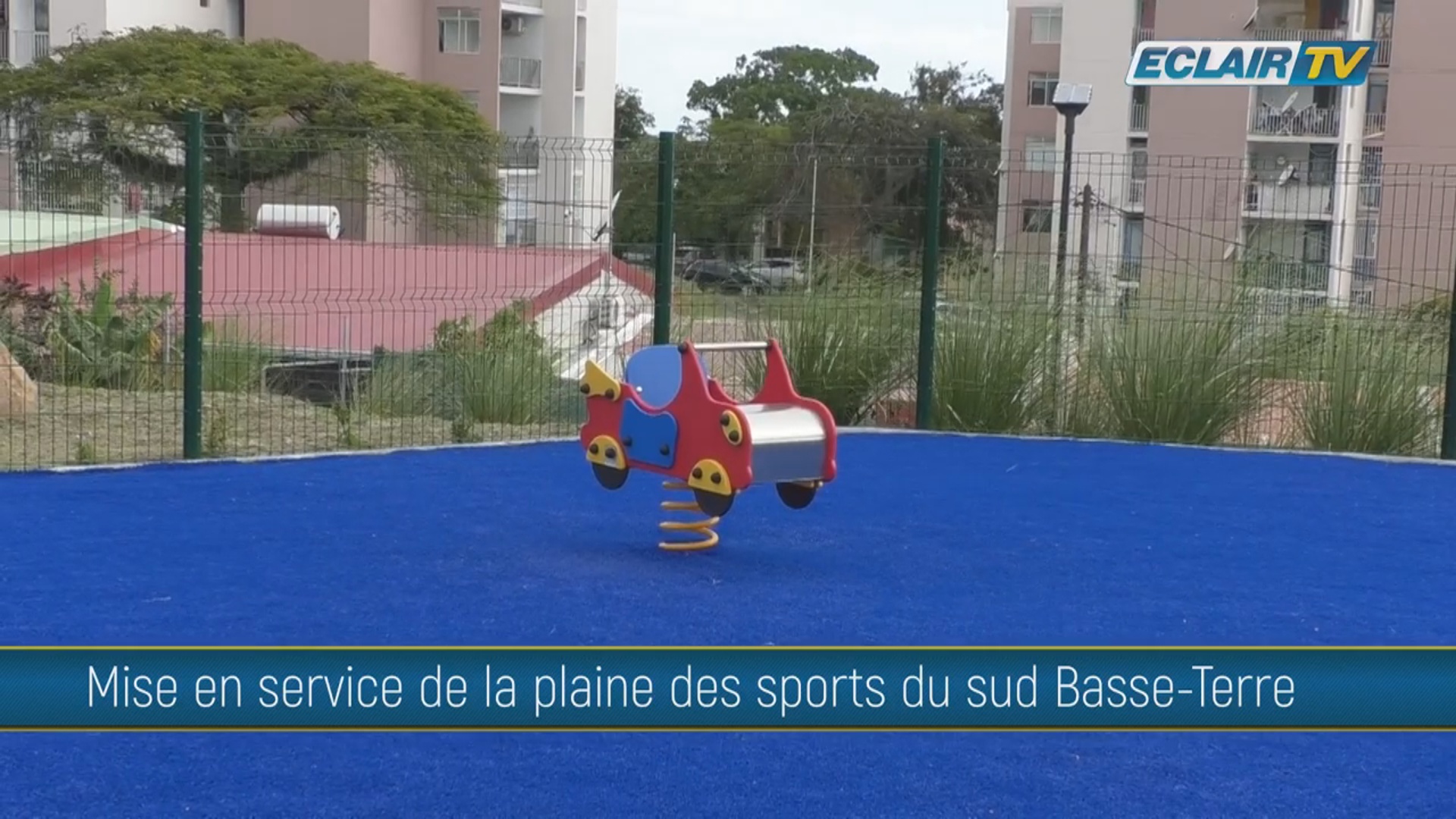 [Vidéo] Onews Guadeloupe. Mise en service de la Plaine des sports du Sud Basse-Terre (Eclair tv)