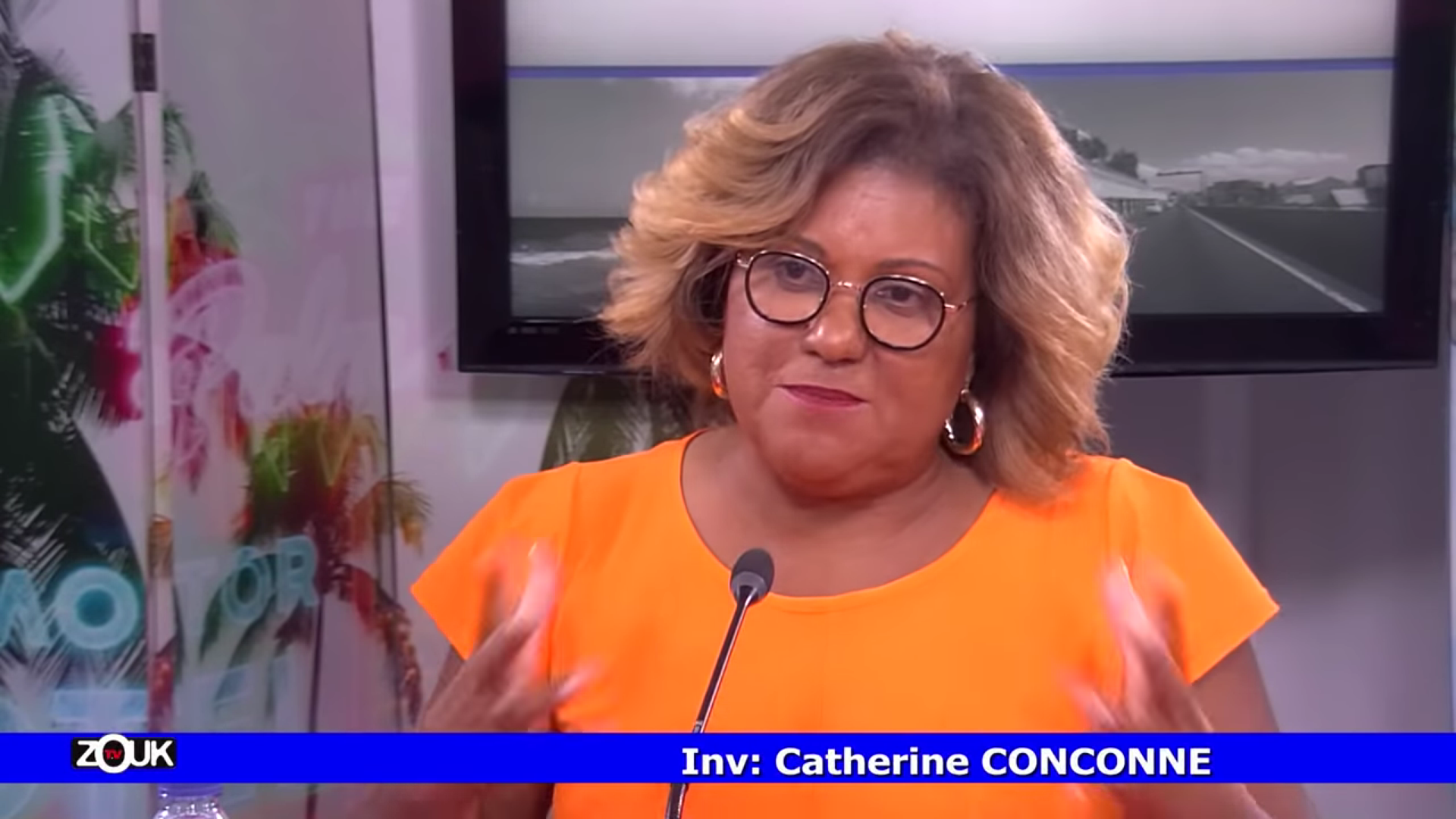 Onews Martinique. Catherine CONCONNE candidate aux prochaines élections invitée de zouk tv.