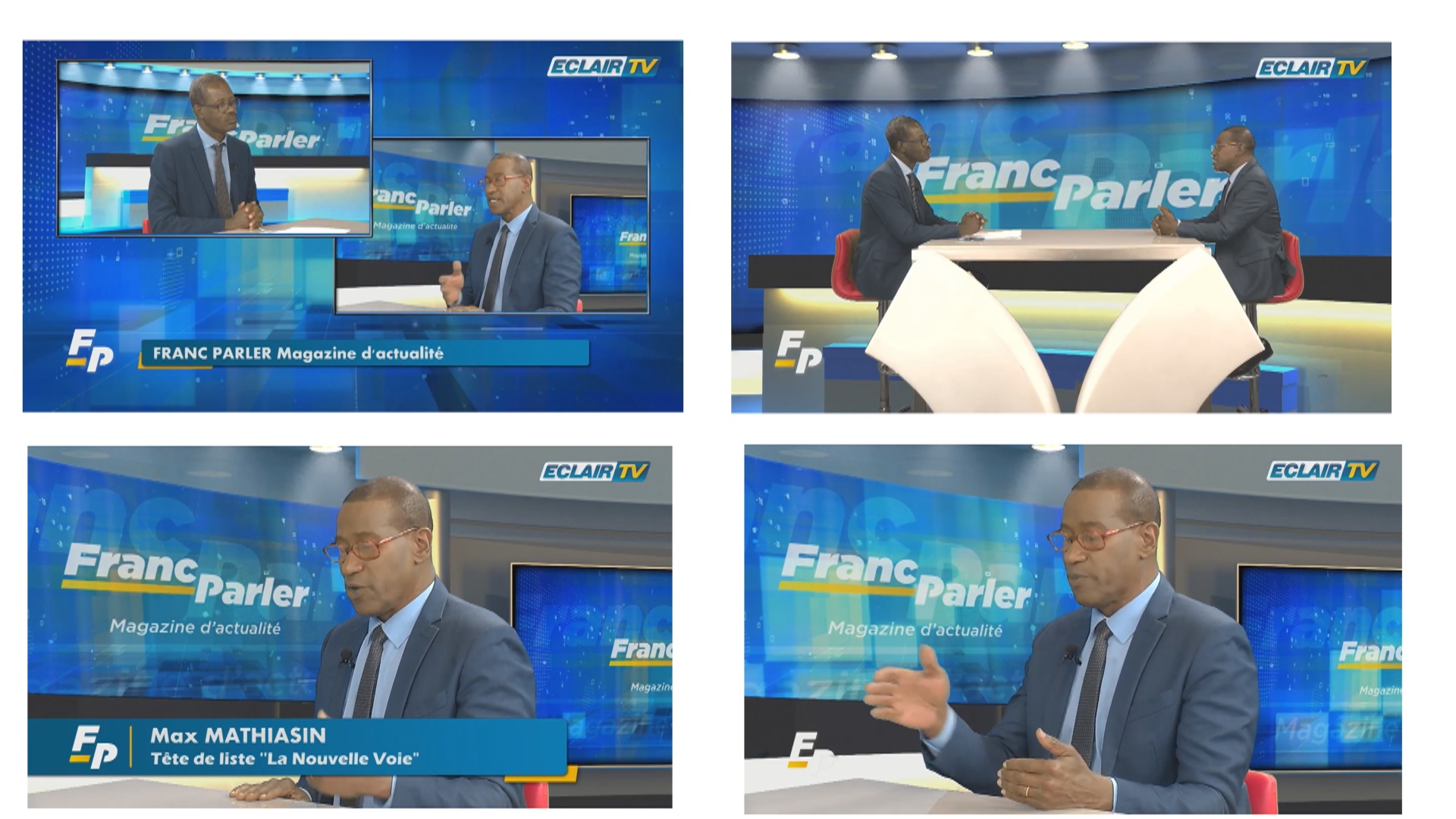 [Vidéo] Onews Guadeloupe. Max MATHIASIN candidat aux prochaines élections invité de Eclair Tv