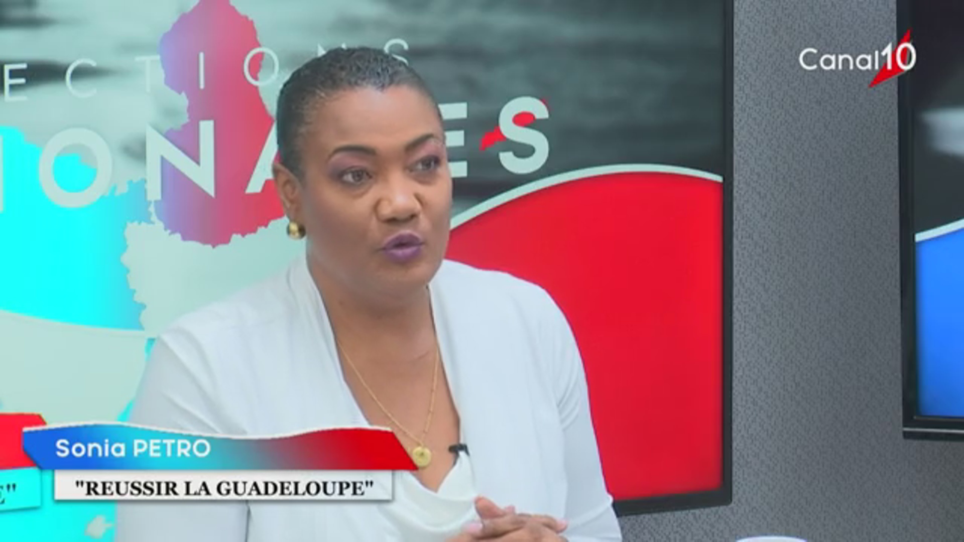 [Vidéo] Onews Guadeloupe. Élections Régionales. La liste Réussir la Guadeloupe avec Sonia PETRO invitée de Canal 10