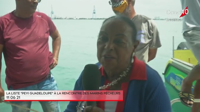 [Vidéo] Onews Guadeloupe. La liste Péyi Guadeloupe avec J Borel LINCERTIN rencontre les marins pêcheurs en grève