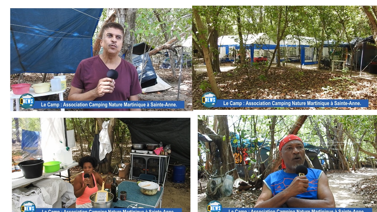 [Vidéo] Martinique. Association camping nature à Sainte Anne