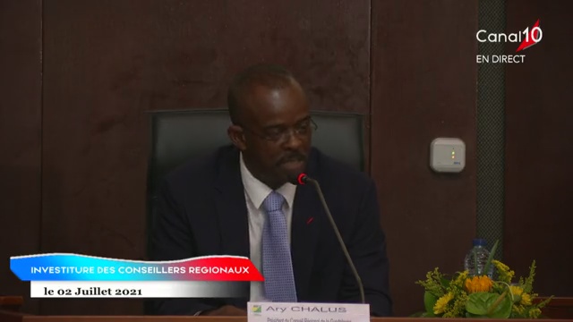 [Vidéo] Guadeloupe. Ary CHALUS réélu Président de la Région Guadeloupe ce vendredi