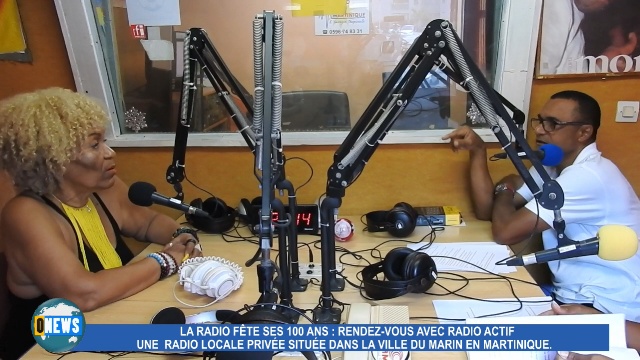 Martinique. La radio fête ses 100ans cette année. Plein feu sur Radio Actf  située au marin