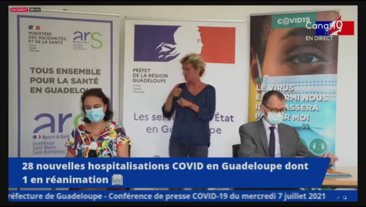 [Vidéo]Onews guadeloupe. Point covid 7 juillet . 28 nouvelles hospitalisations