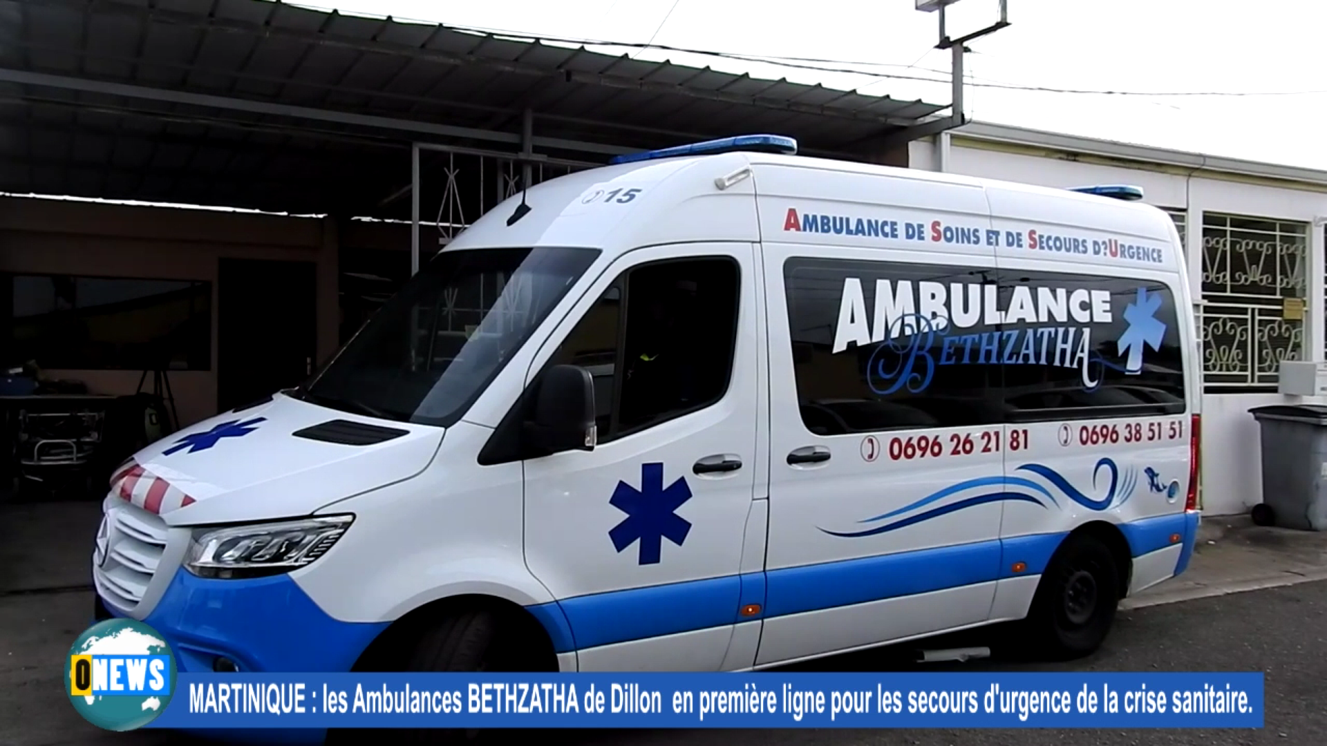 [Vidéo].Martinique. Covid. Les ambulanciers en première ligne pour les secours.