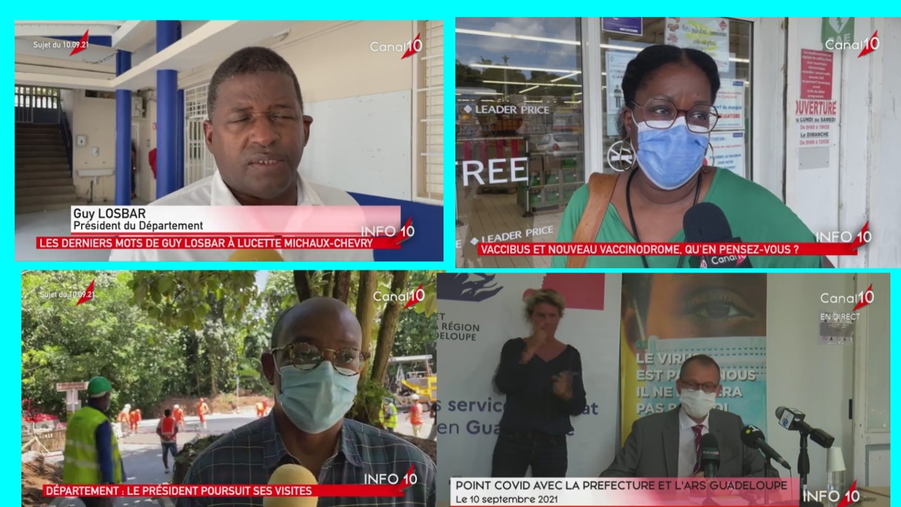 [Vidéo] Onews Guadeloupe. le Jt de canal 10