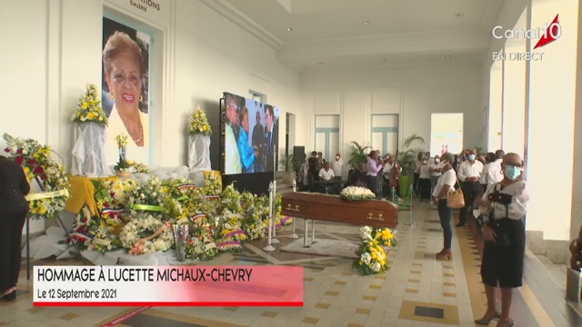 [Vidéo] Onews Guadeloupe. Hommage ce dimanche à Basse Terre pour Lucette MICHAUX CHEVRY (Canal 10)