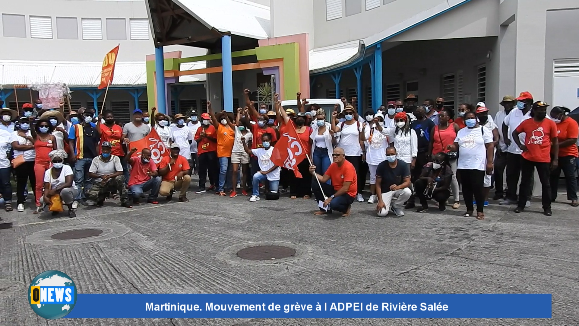[Vidéo]Martinique. Mouvement de grève à l ADPEI de Rivière Salée