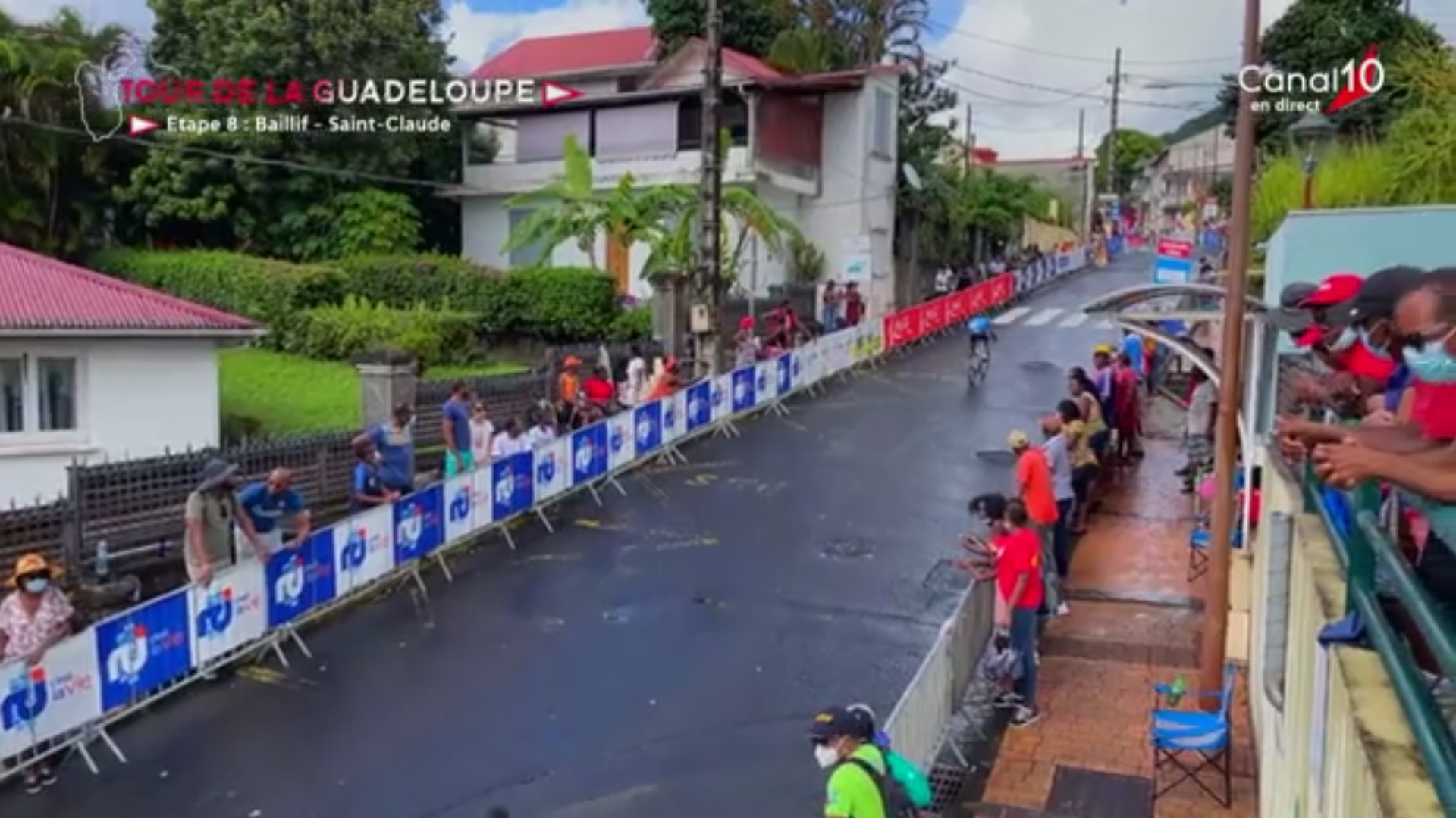 [Vidéo] Guadeloupe Tour cycliste. Victoire 8ème étape Baillif Saint Claude Clément BRAZ AlLPHONSO