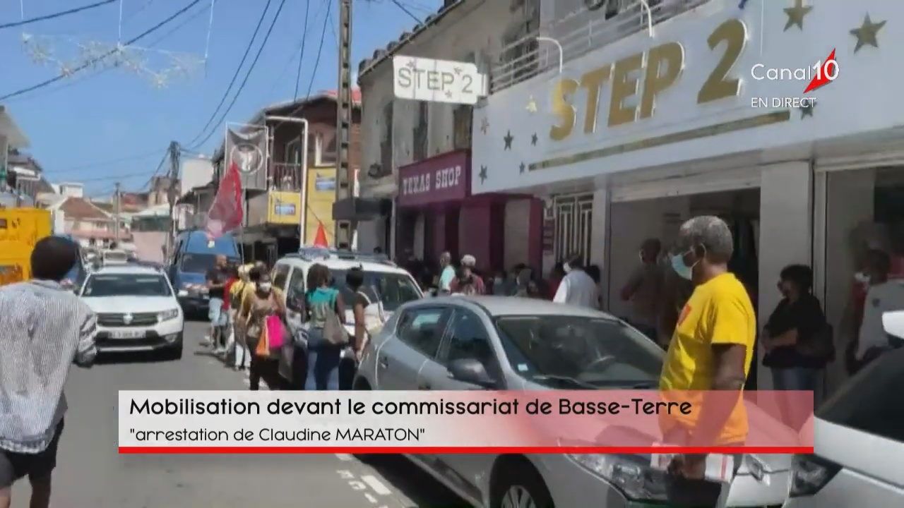 [Vidéo] Onews Guadeloupe. Arrestation de Claudine MARATON Secrétaire générale de l UTS UGTG sur un piquet de grève et conduite au commissariat de Basse Terre