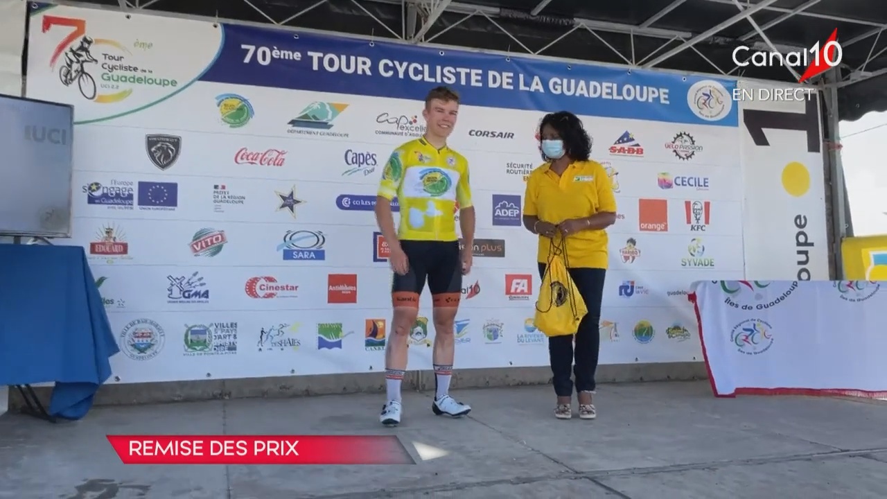 [Vidéo] Tour Cycliste Guadeloupe. Axel ZINGLE (CC Etupes) remporte la 1ère étape