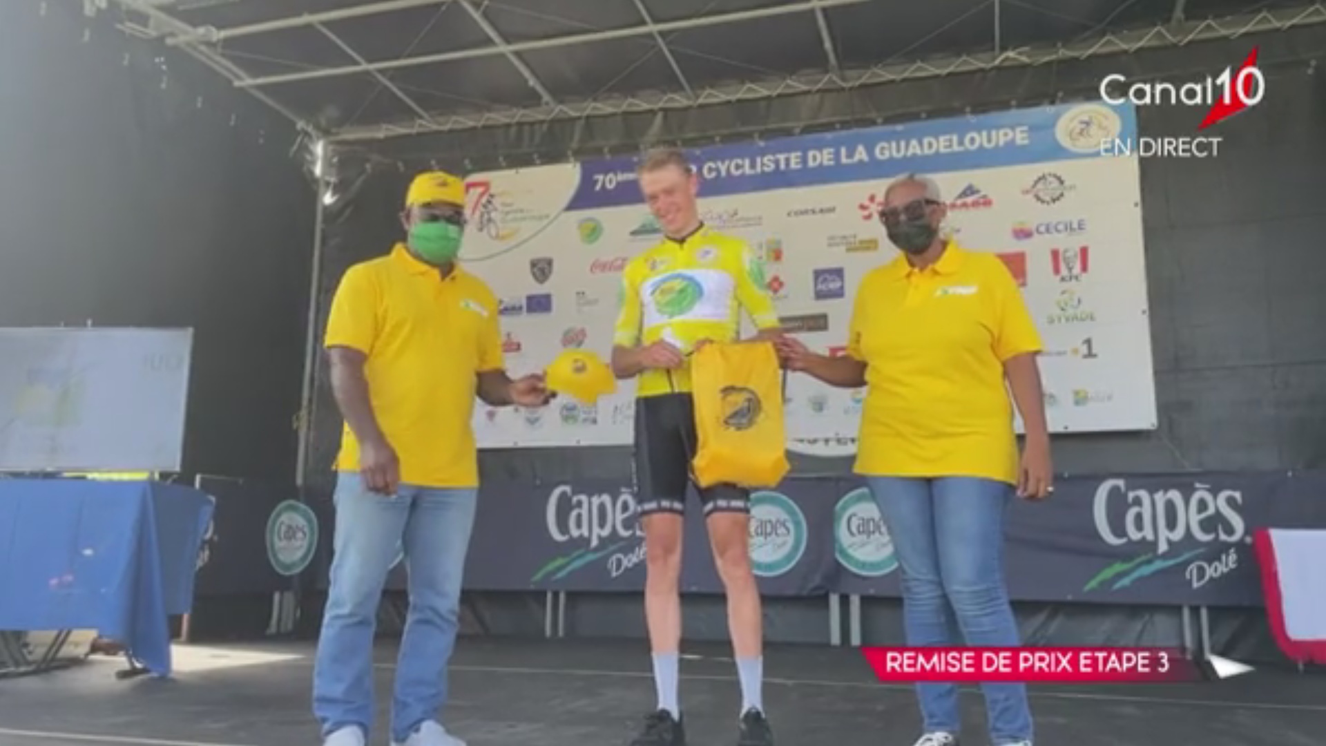 [Vidéo] Tzortzakis Polychronis (Kuwait Pro)remporte la 3e étape du Tour de la Guadeloupe