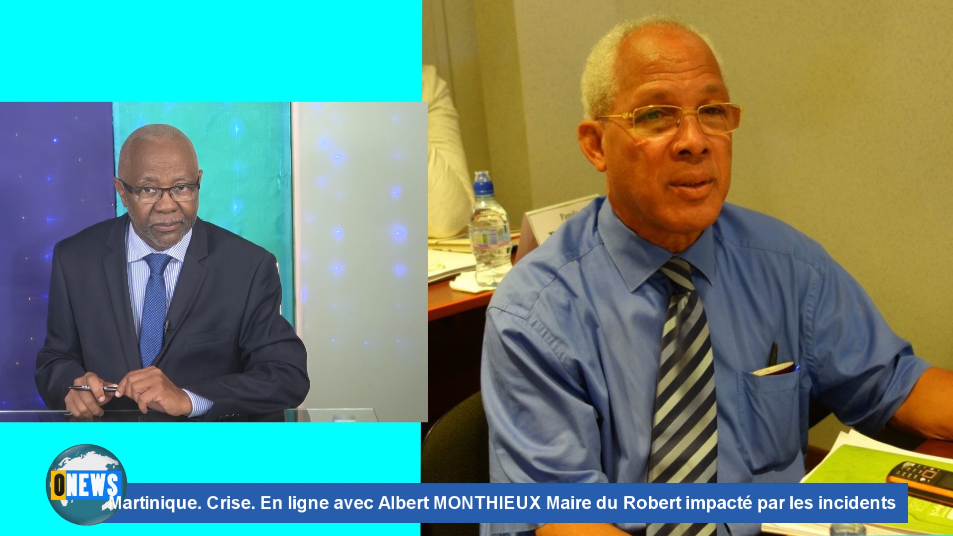 [Vidéo] Martinique. Onews en ligne avec le Maire du Robert impacté par les incidents