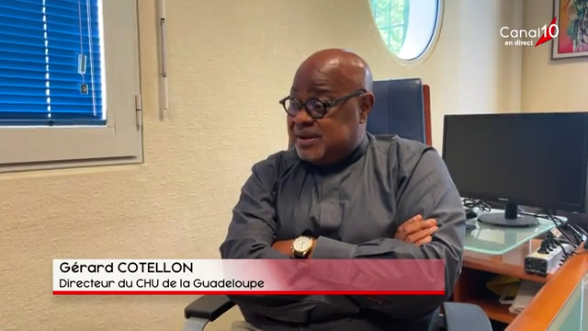 [Vidéo] Onews Guadeloupe. Gérard COTTELON Directeur du CHU s exprime sur la situation
