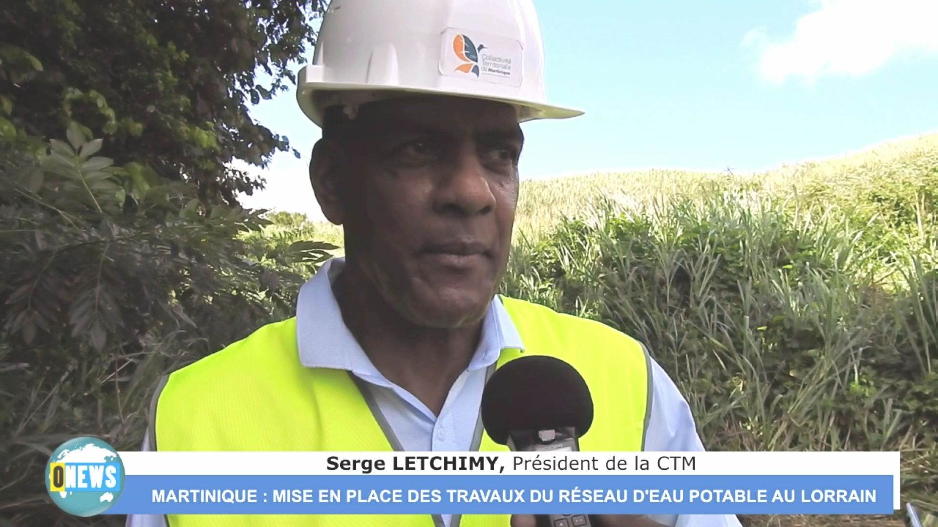 [Vidéo]Martinique. Mise en place des travaux du réseau d eau potable au Lorrain