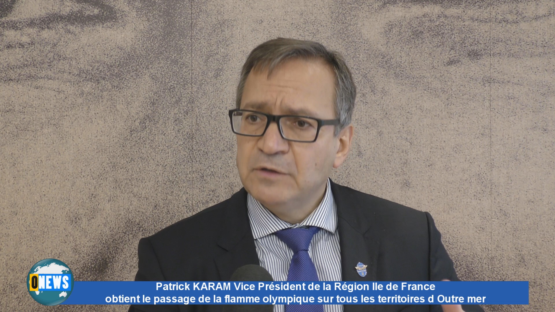 [Vidéo] Patrick KARAM Vice président de la Région ile de France obtient le passage de la flamme olympique sur tous les territoires d Outre mer