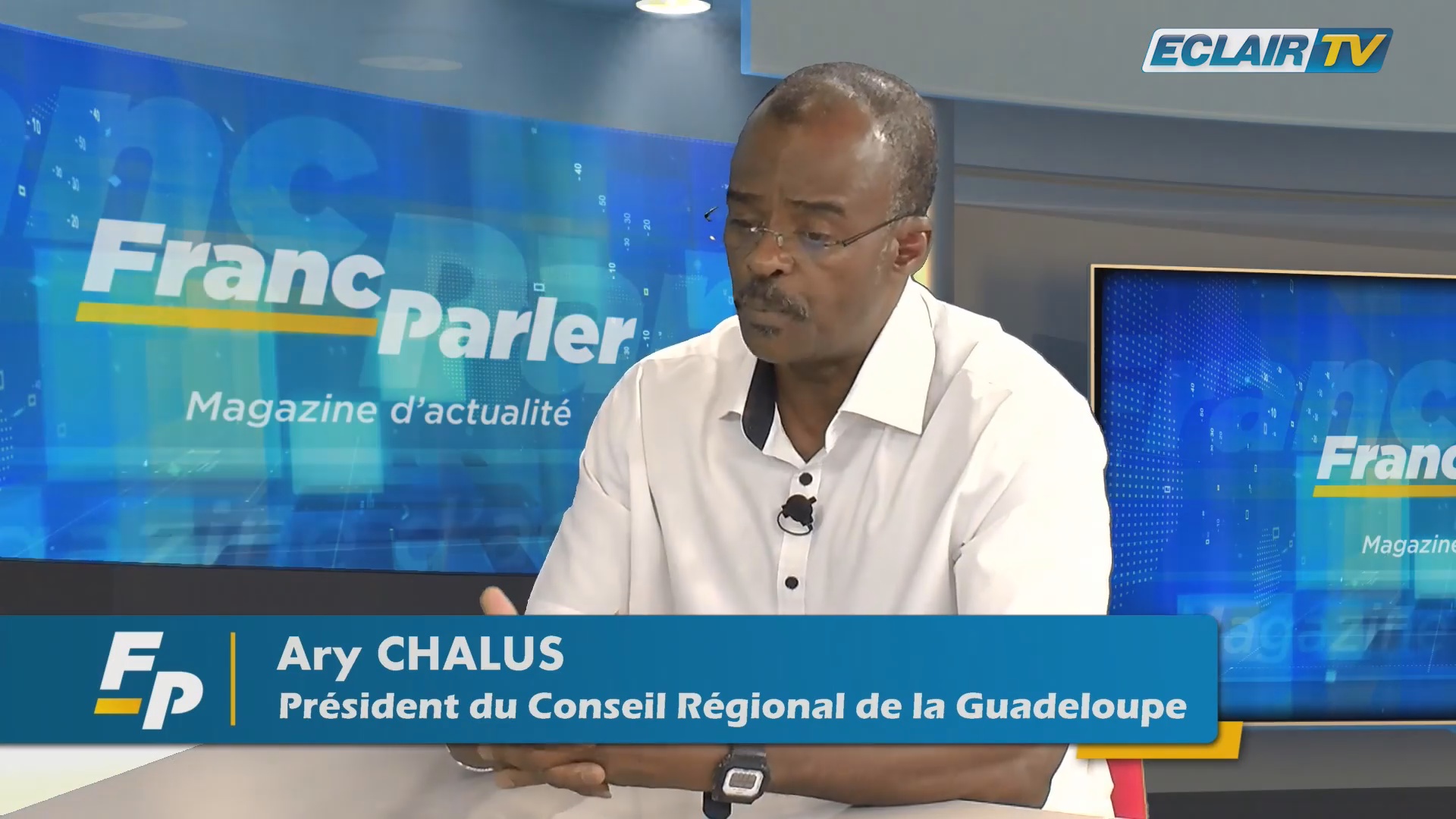 [Vidéo] Guadeloupe. Crise. Ary CHALUS Président de Région invité de Thierry FUNDERE