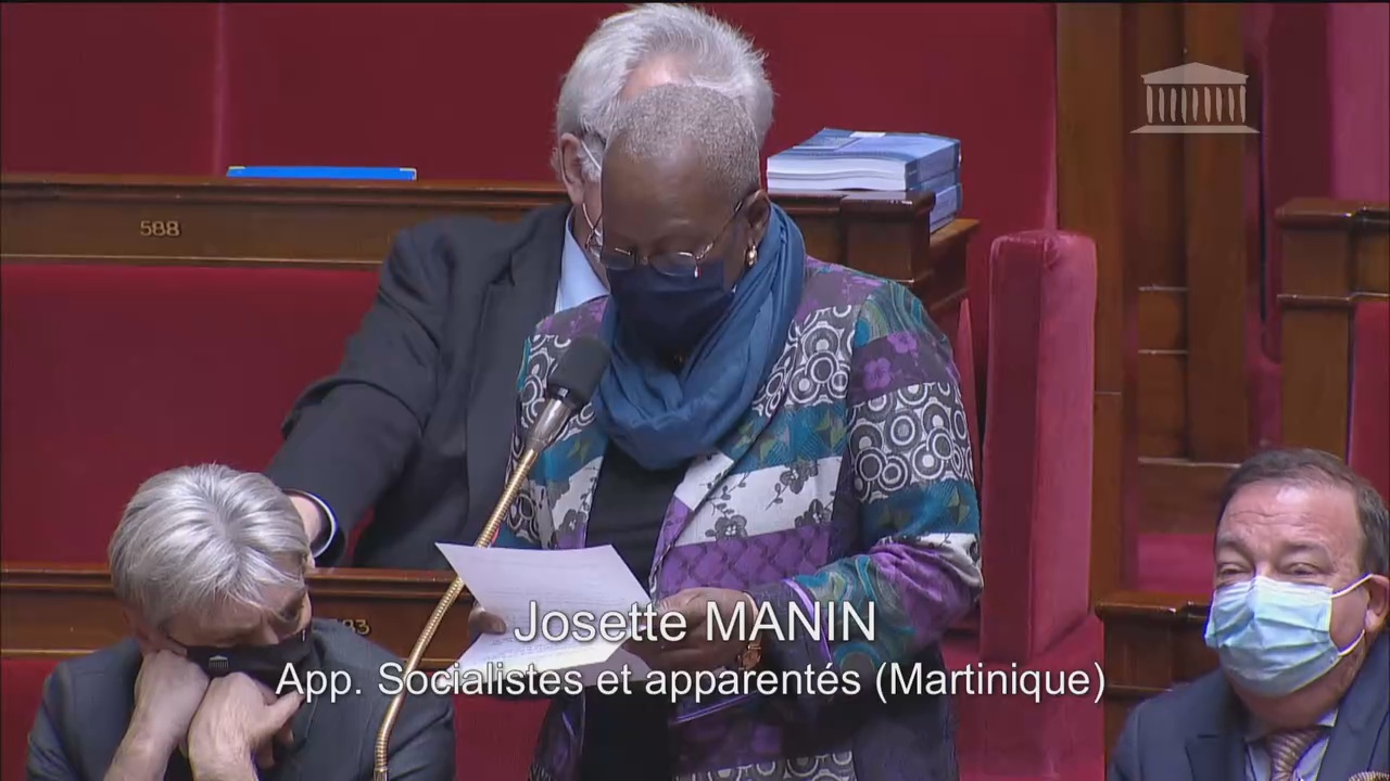 Crise aux Antilles. Intervention de la députée Josette MANIN à L’ Assemblée