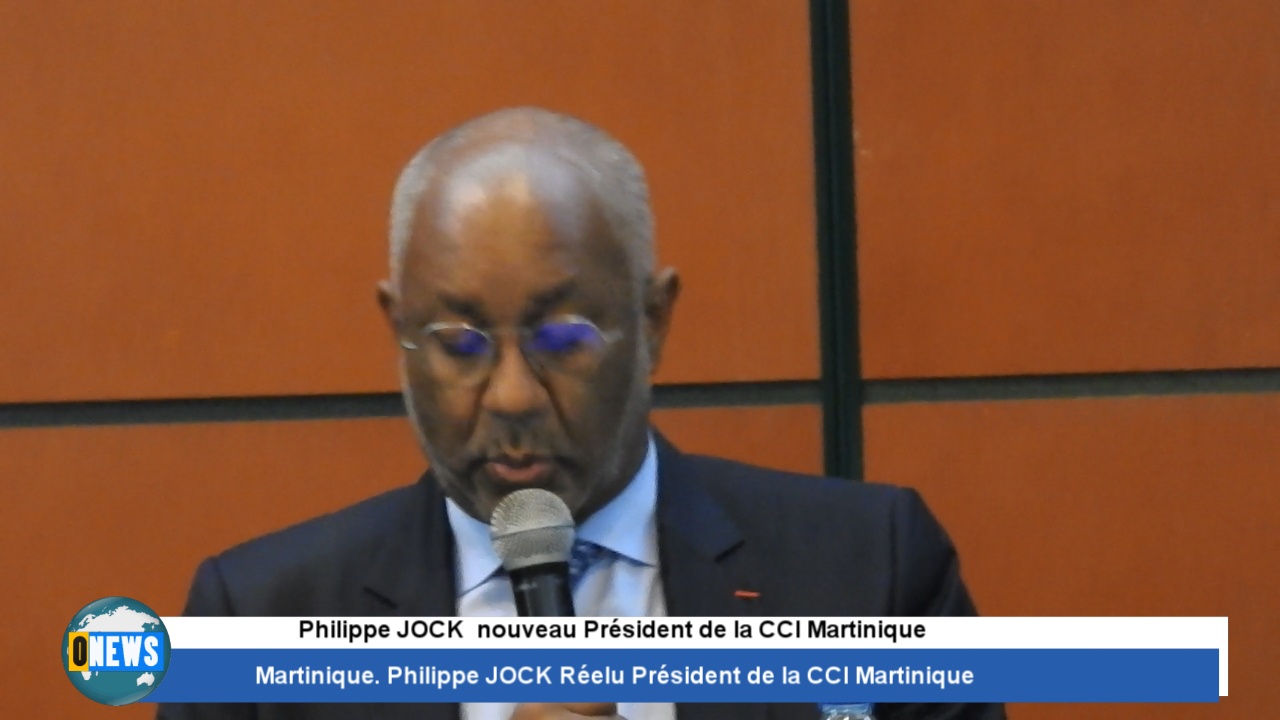 [Vidéo] Martinique. Philippe JOCK Réélu Président de la CCI Martinique