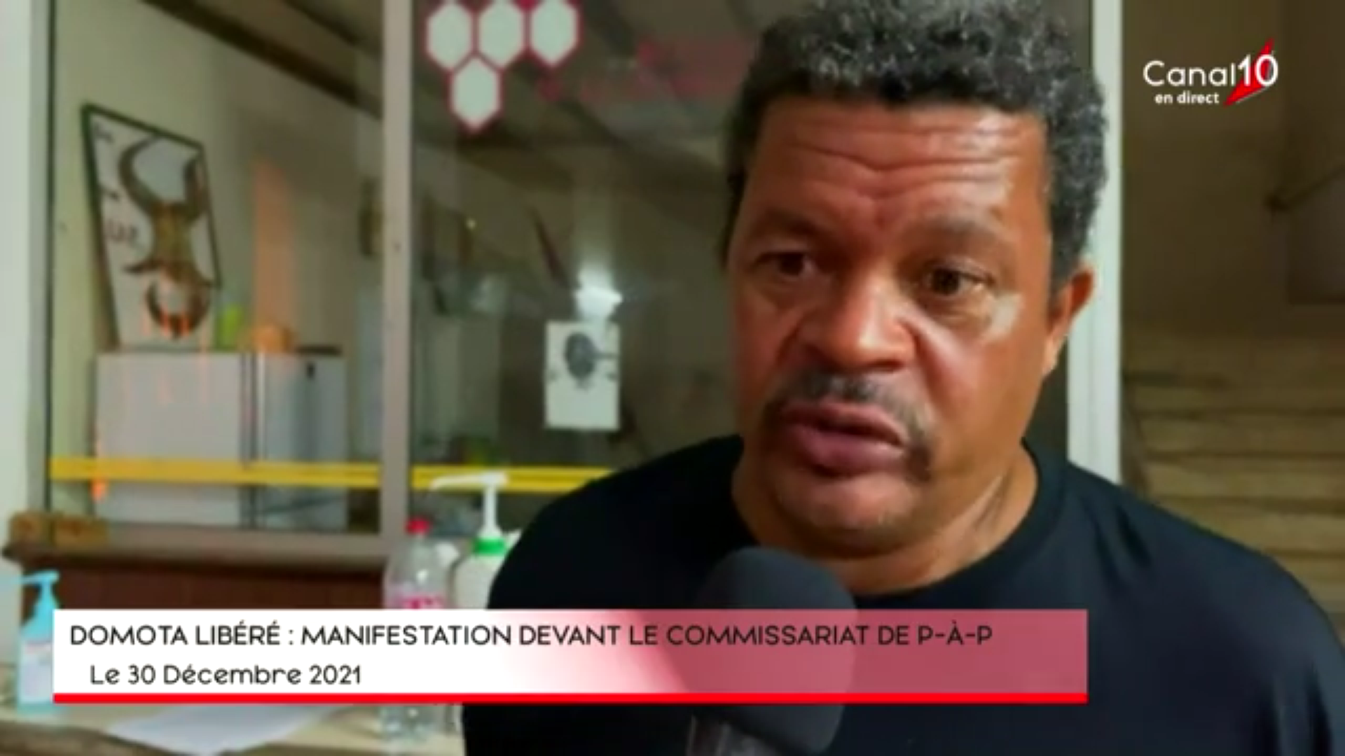 [Vidéo] Onews Guadeloupe. Réaction de Élie DOMOTA suite à son arrestation puis libéré