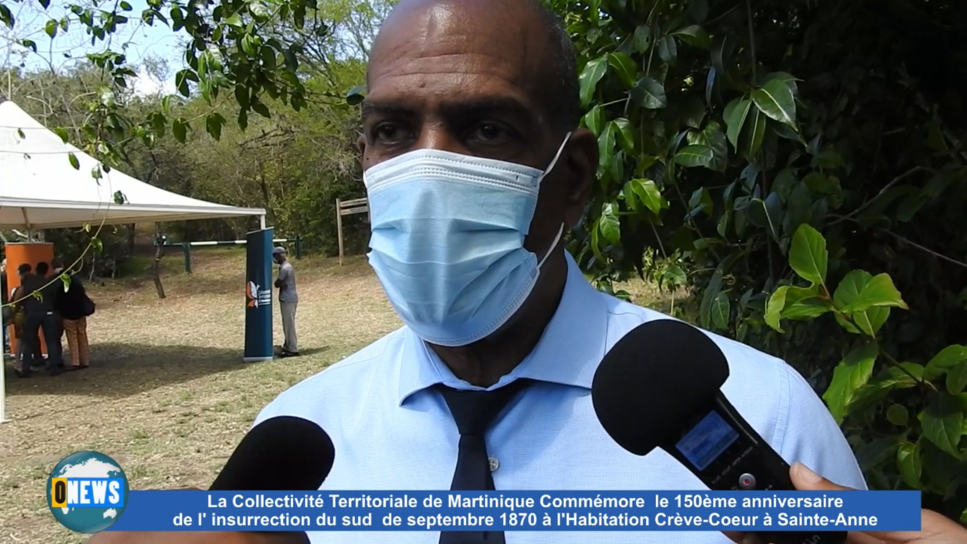 [Vidéo] Onews Martinique. La CTM commémore le 150ème anniversaire de l insurrection du sud septembre 1870. Interview de Serge LETCHIMY
