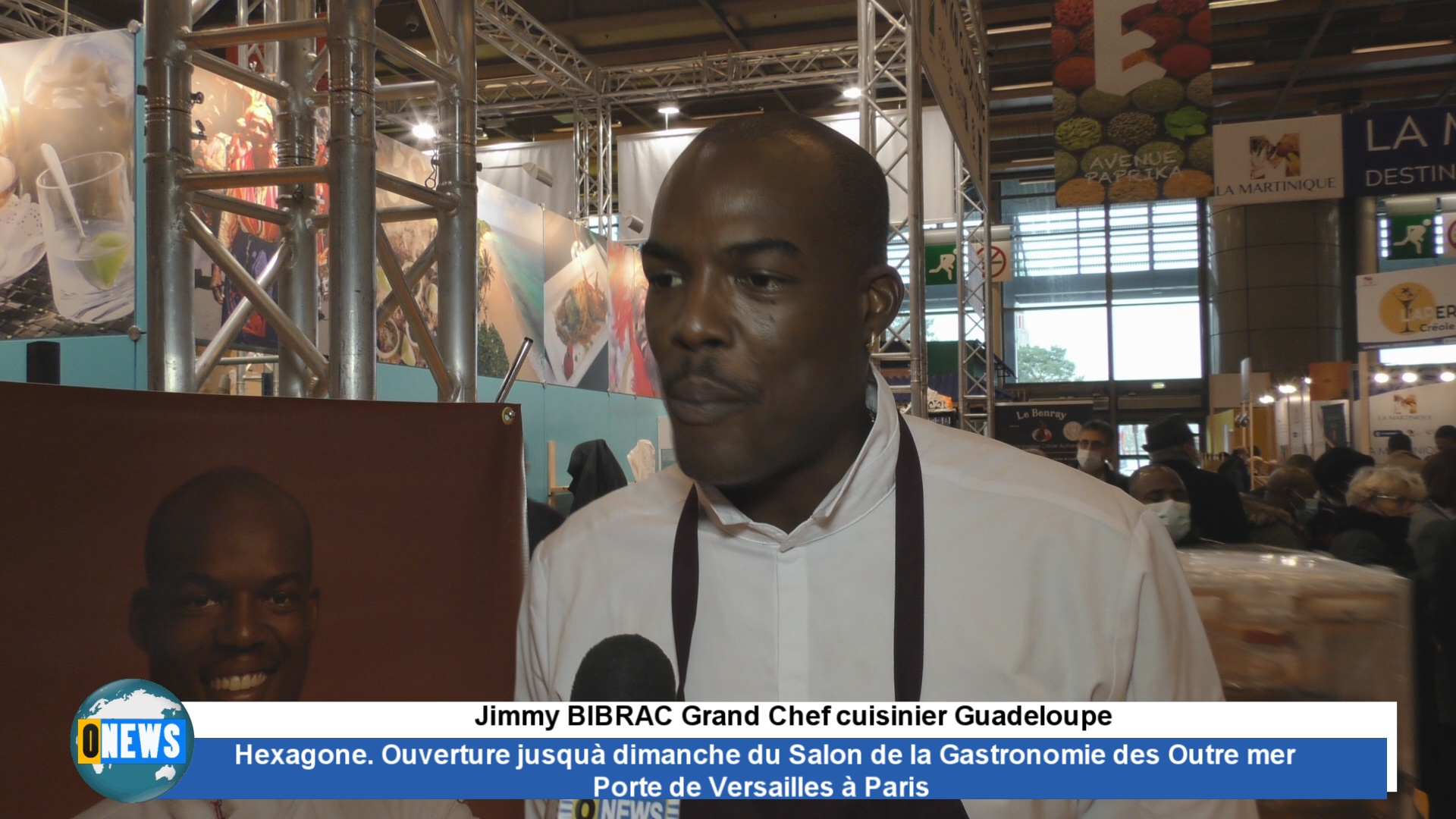 [Vidéo] Hexagone. La Chambre des métiers de Guadeloupe au Salon de la Gastronomie et le chef cuisinier Jimmy BIBRAC