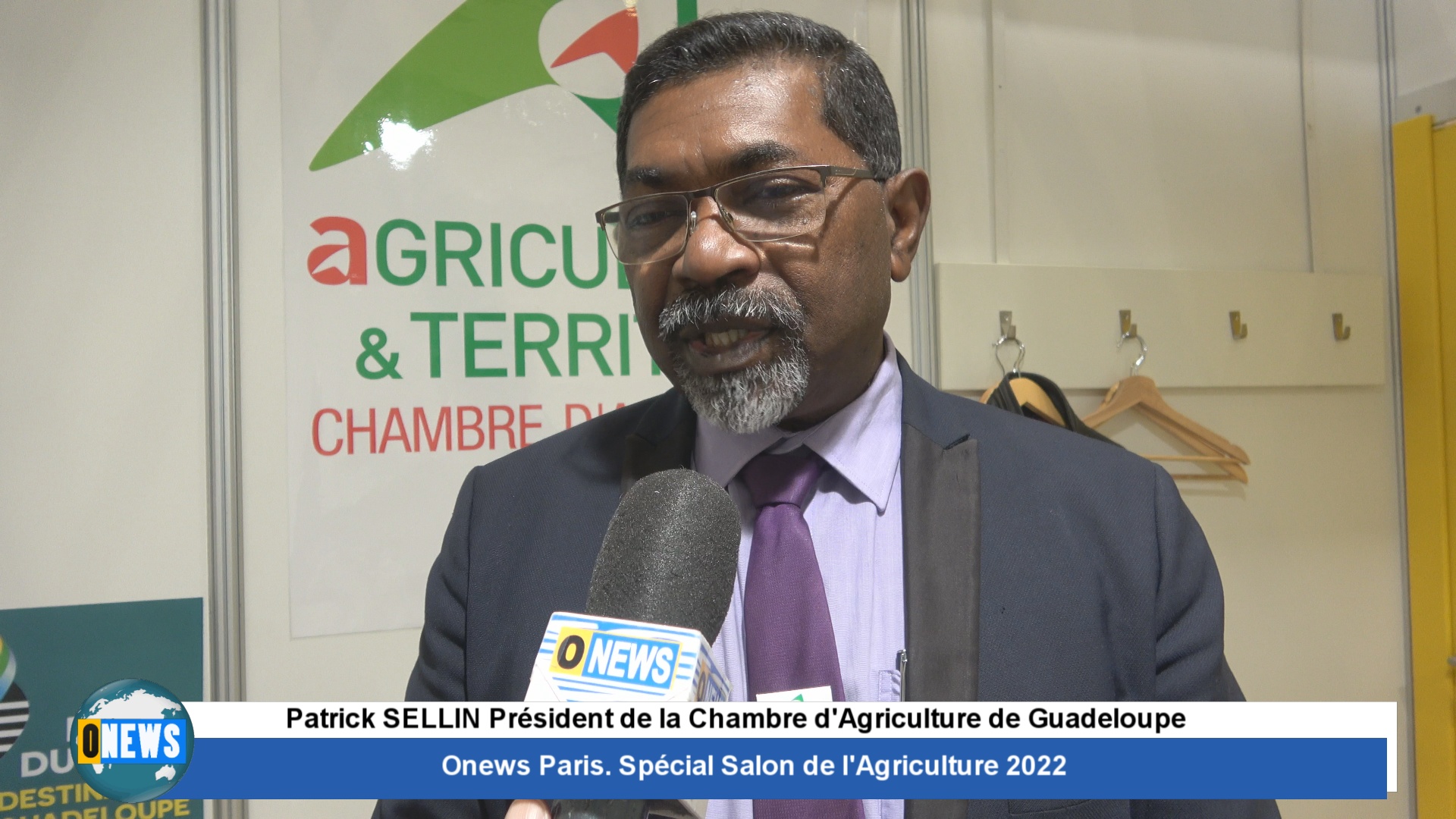 [Vidéo] Hexagone. Spécial Salon de l Agriculture. Patrick SELLIN Président de la  chambre Agriculture Guadeloupe