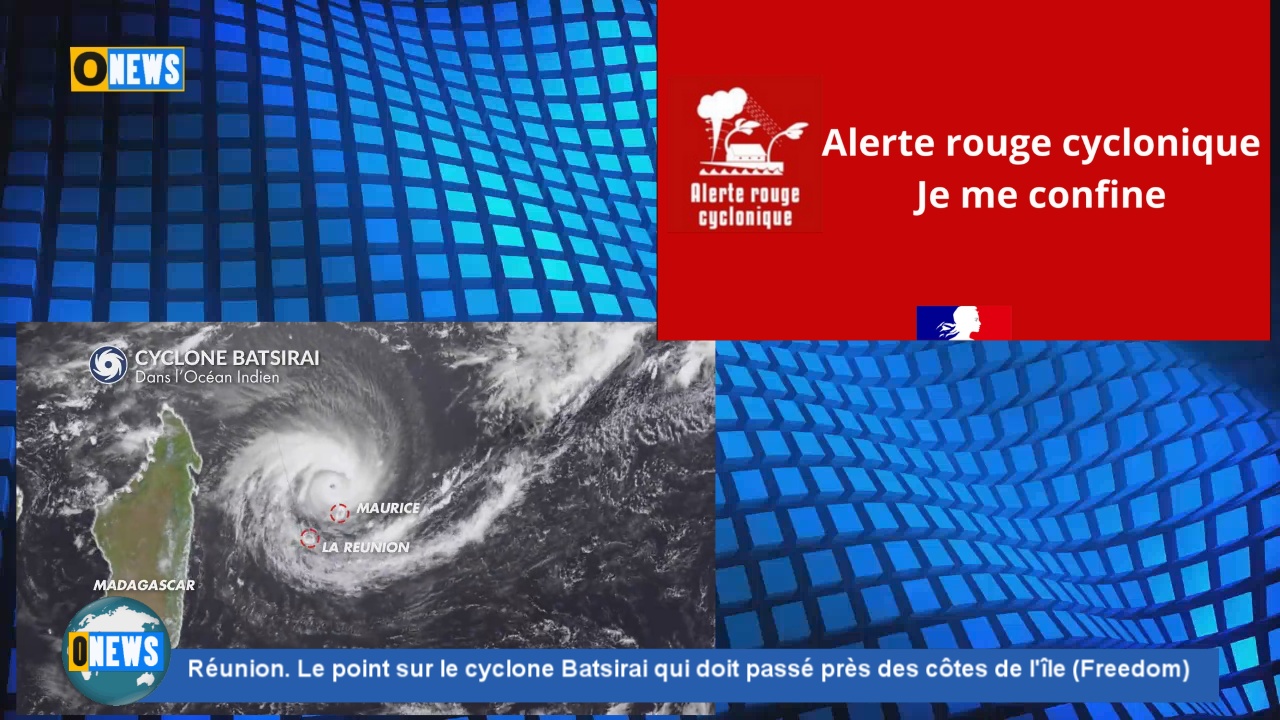 Réunion. Les dernières infos concernant le cyclone BASTARAI qui doit toucher l île (Freedom)