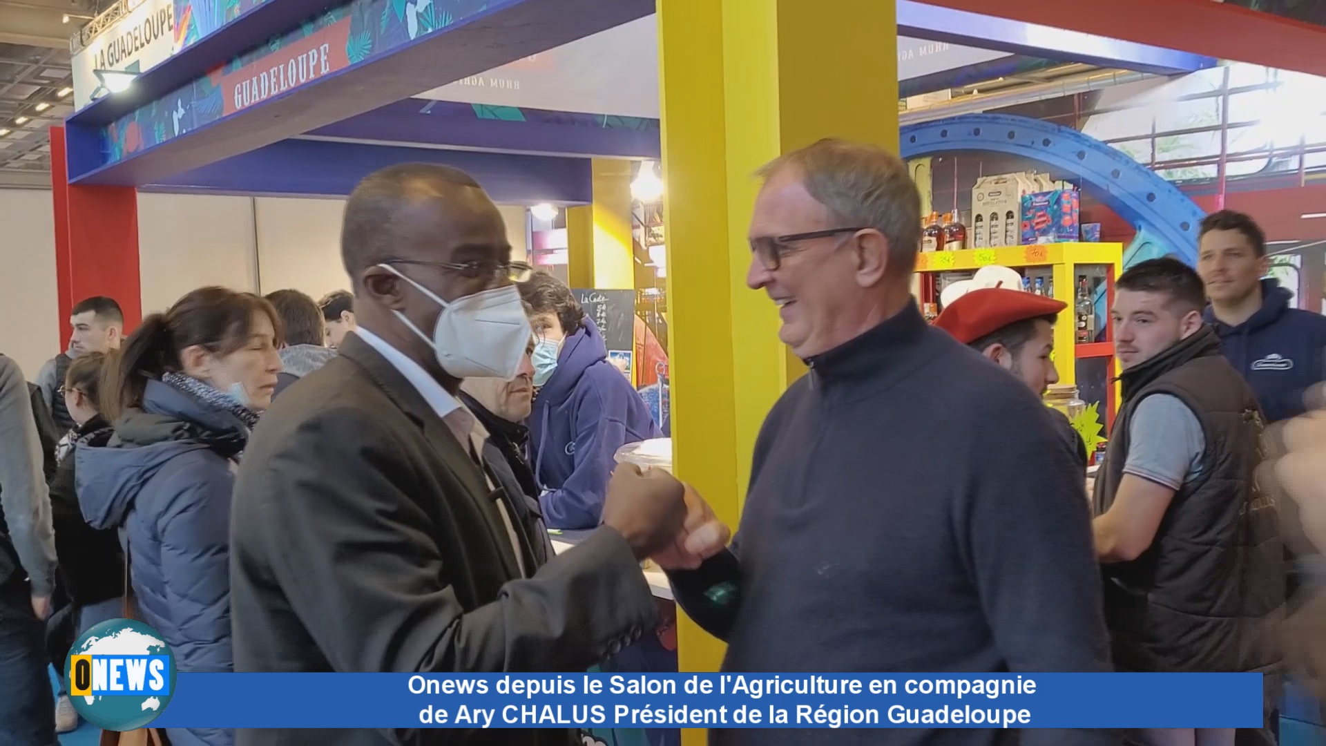 [Vidéo] Onews depuis le Salon de l Agriculture avec Ary CHALUS Président de la  Région Guadeloupe