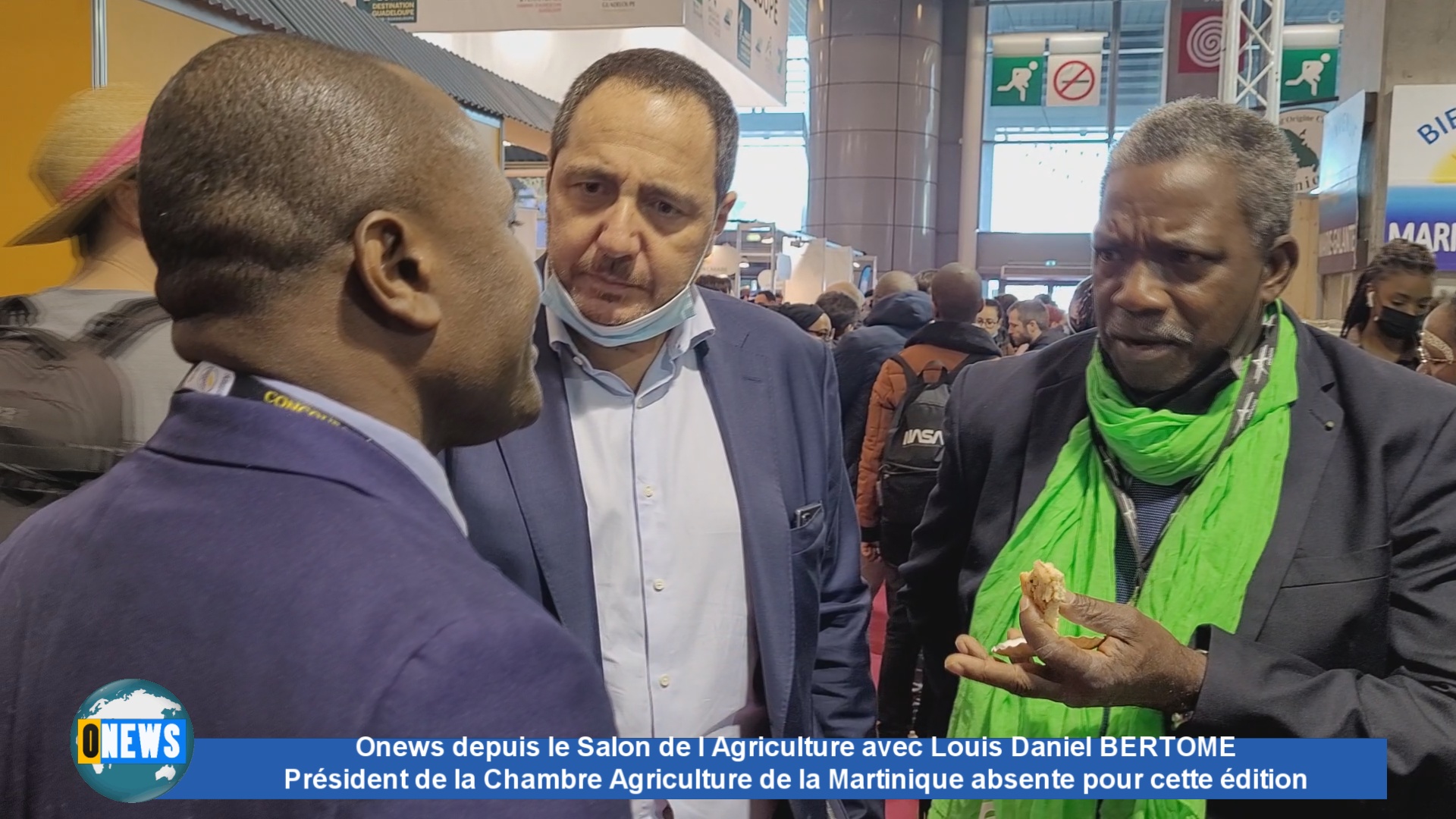 [Vidéo] Onews depuis le salon de l Agriculture avec Louis Daniel BERTOME Président de la Chambre Agriculture de la Martinique absente pour cette édition