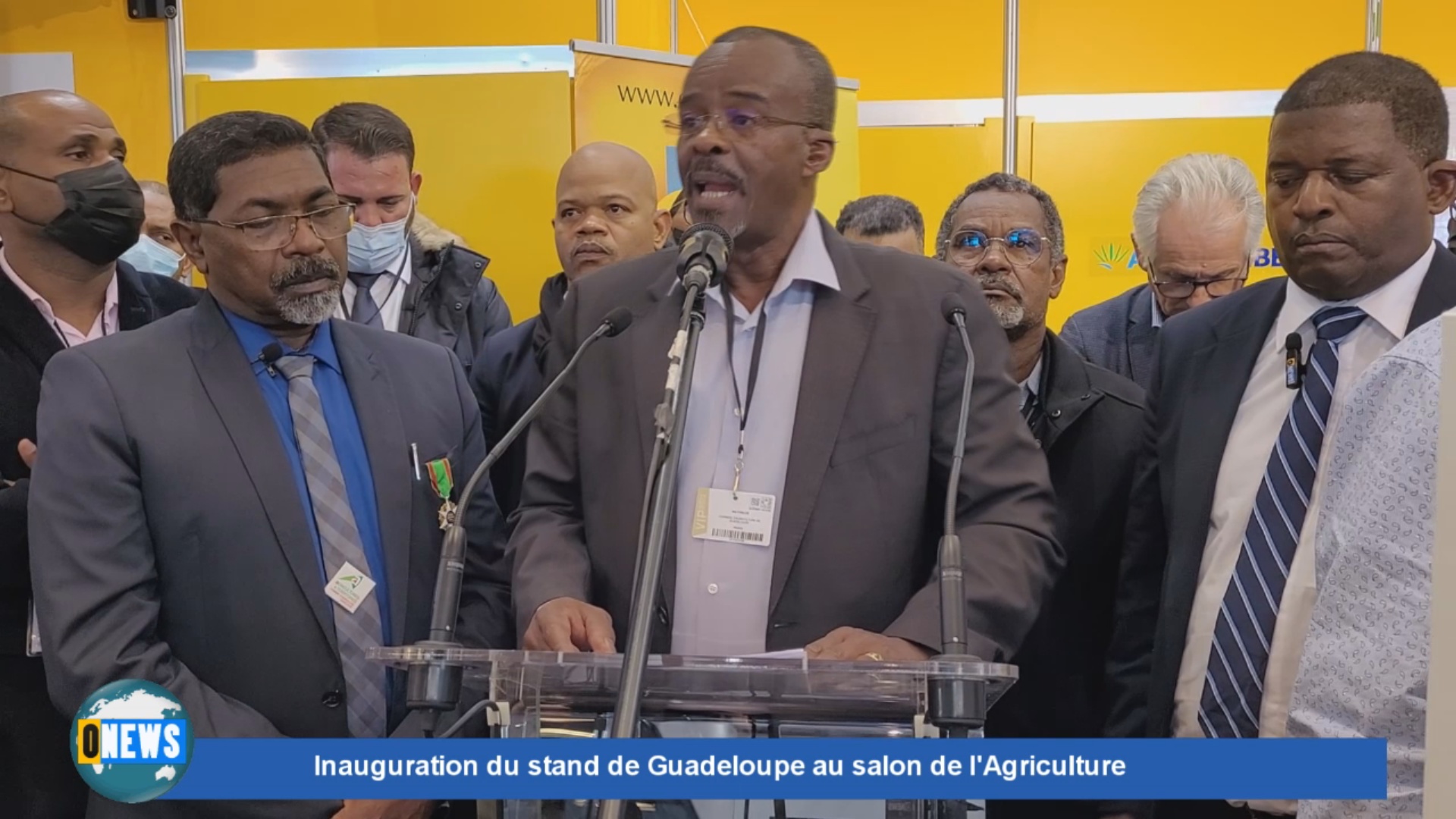 [Vidéo] Inauguration stand de Guadeloupe au Salon Agriculture