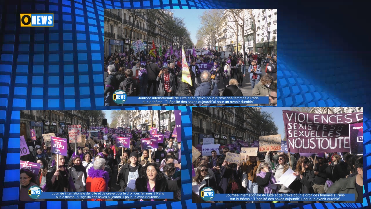[Vidéo] Manifestation à paris pour la journée des droits des femmes