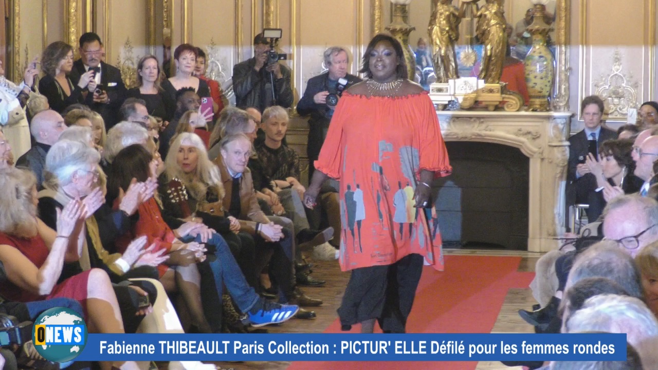 [Vidéo] Hexagone. Fabienne THIBEAULT Paris Collection PICTUR’ELLE présente un défilé à Paris pour les femmes rondes.