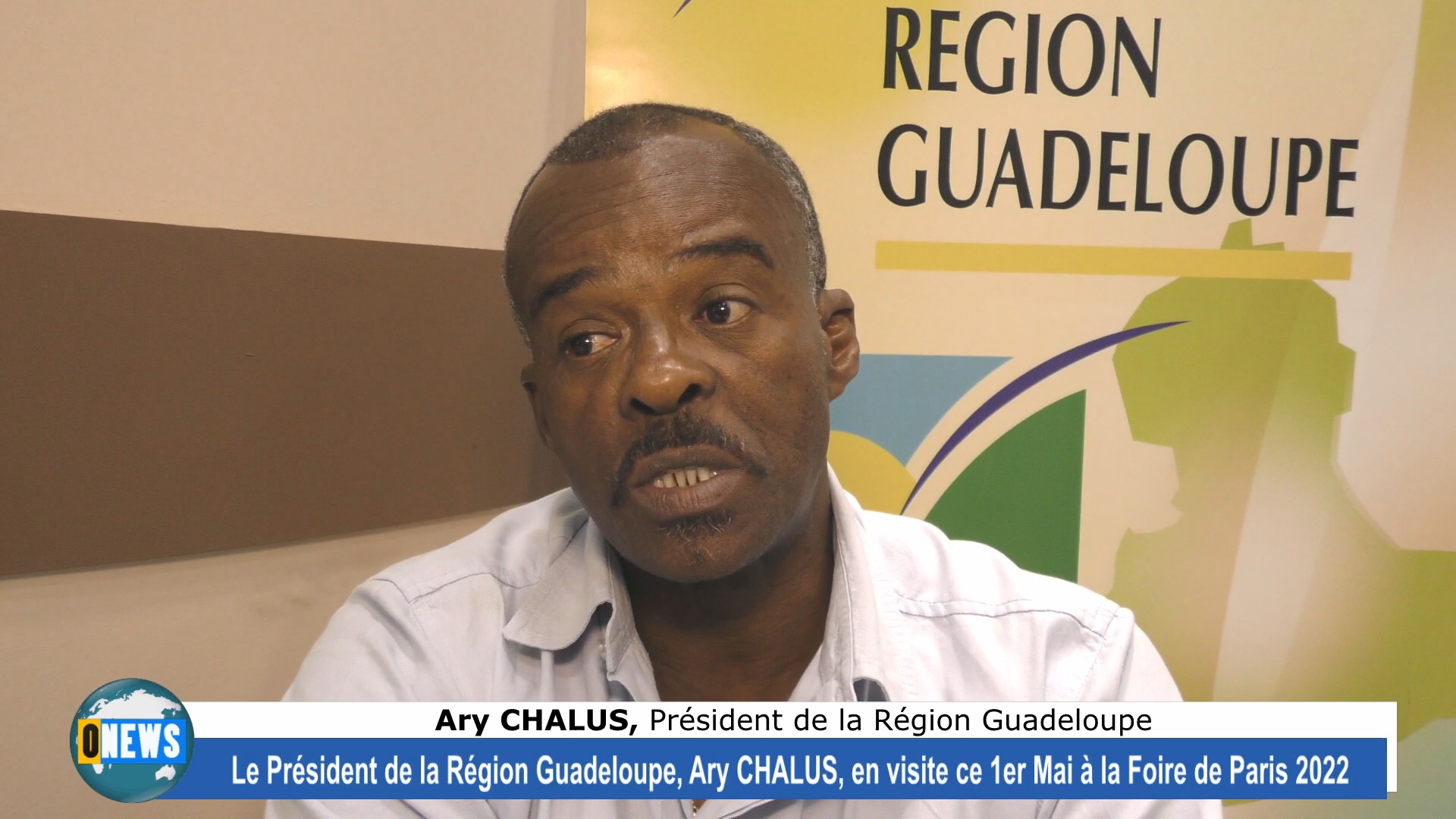 Hexagone. [Vidéo] A la Foire de Paris avec Ary CHALUS Président de la Région Guadeloupe
