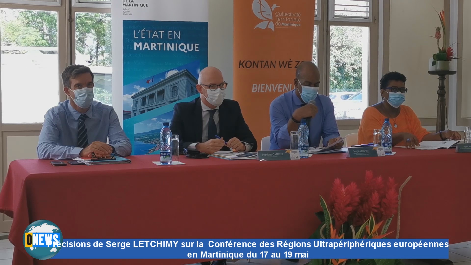 [Vidéo] Précisions de Serge LETCHIMY sur la Conférence des Régions Ultrapériphériques européennes  les 17 et19 mai