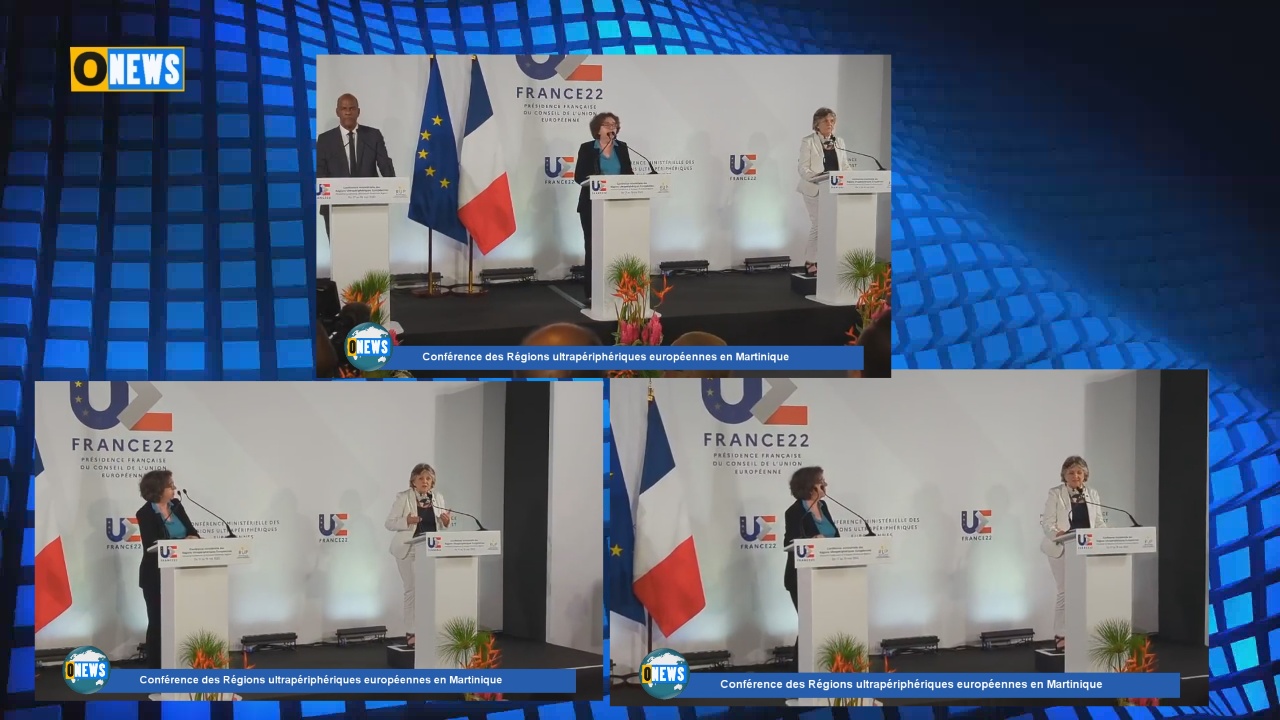 [Vidéo] Conférence des Régions ultrapériphériques européennes en Martinique
