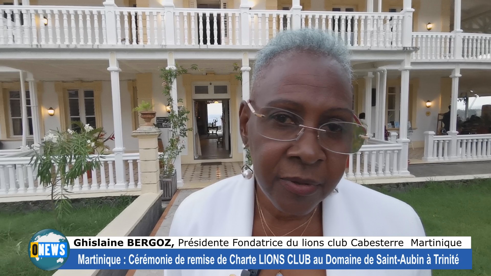 [Vidéo] Martinique. Cérémonie de remise de Charte Lions Club Domaine Saint Aubin à Trinité