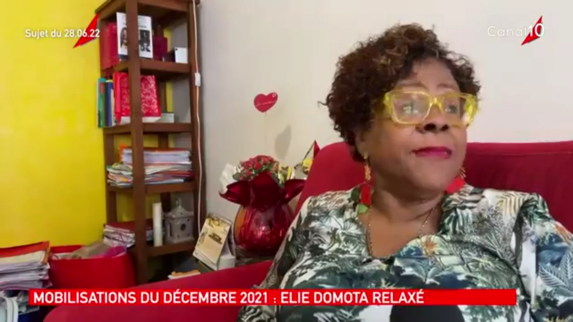 [Vidéo] Onews Guadeloupe Le Jt de Canal 10. Elie DOMOTA relaxé