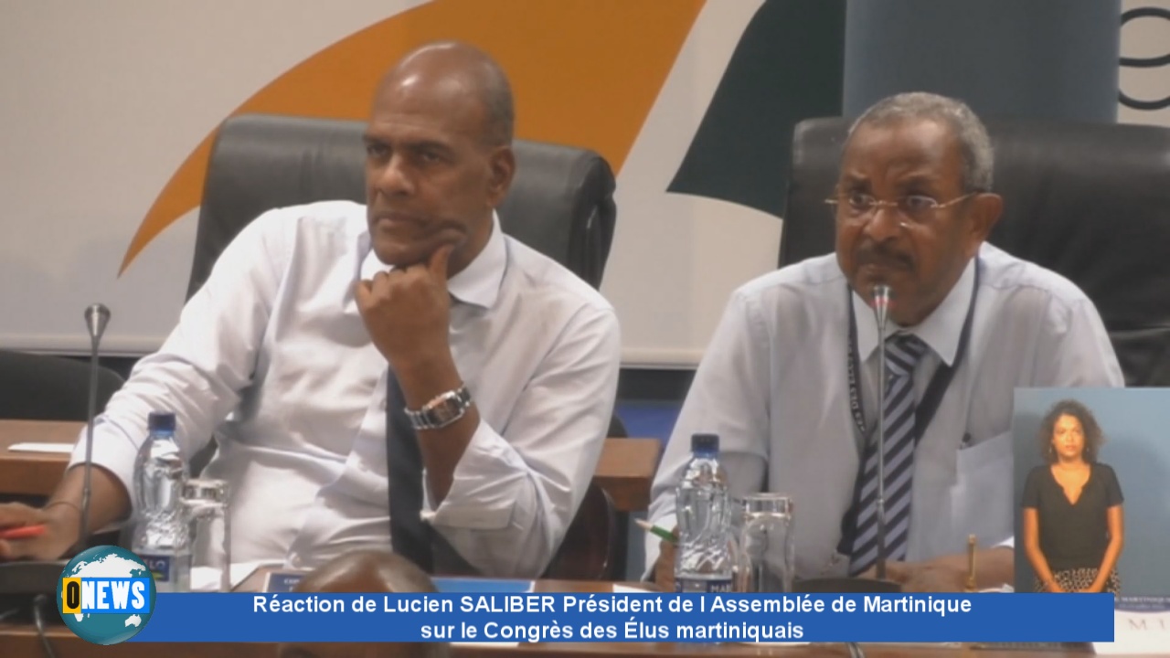 [Vidéo] Réaction de Lucien SALIBER Président de l Assemblée de Martinique suite au Congrès des élus martiniquais