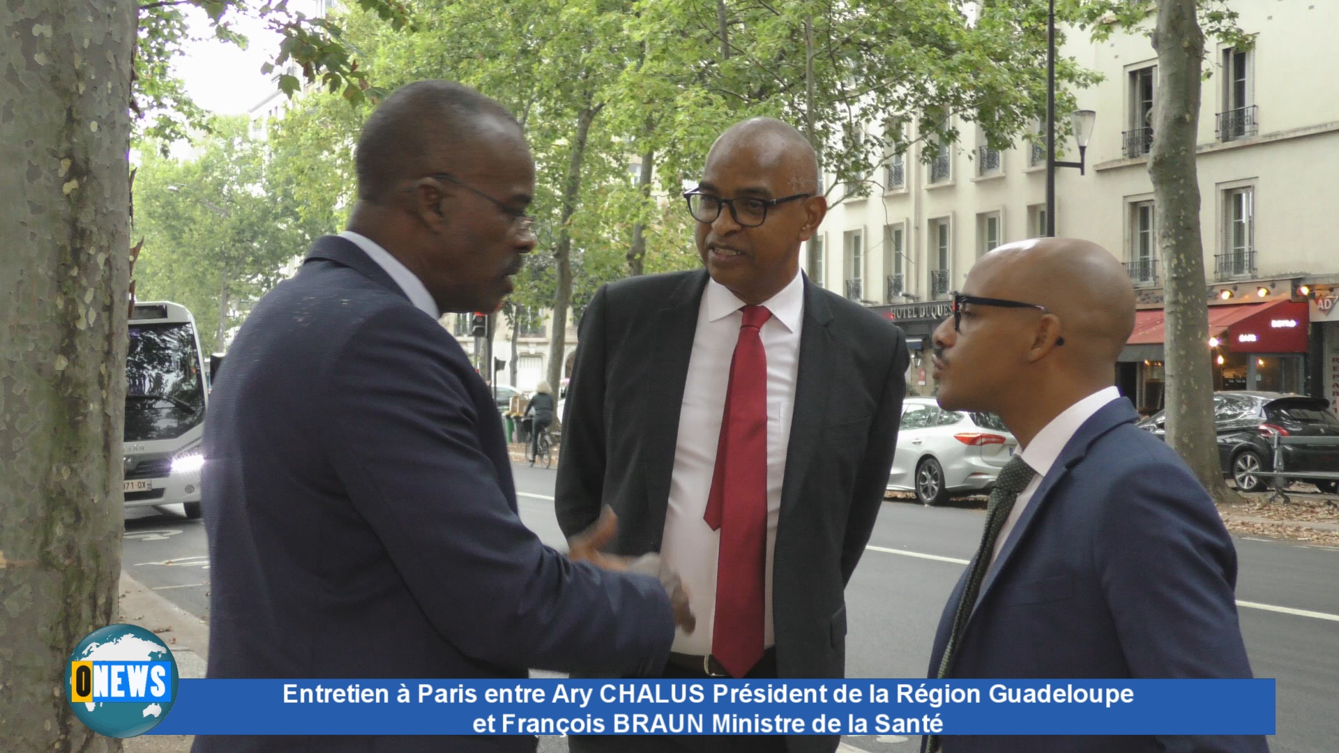 [Vidéo] Entretien entre Ary CHALUS Président de la Région Guadeloupe et François BRAUN Ministre de la Santé