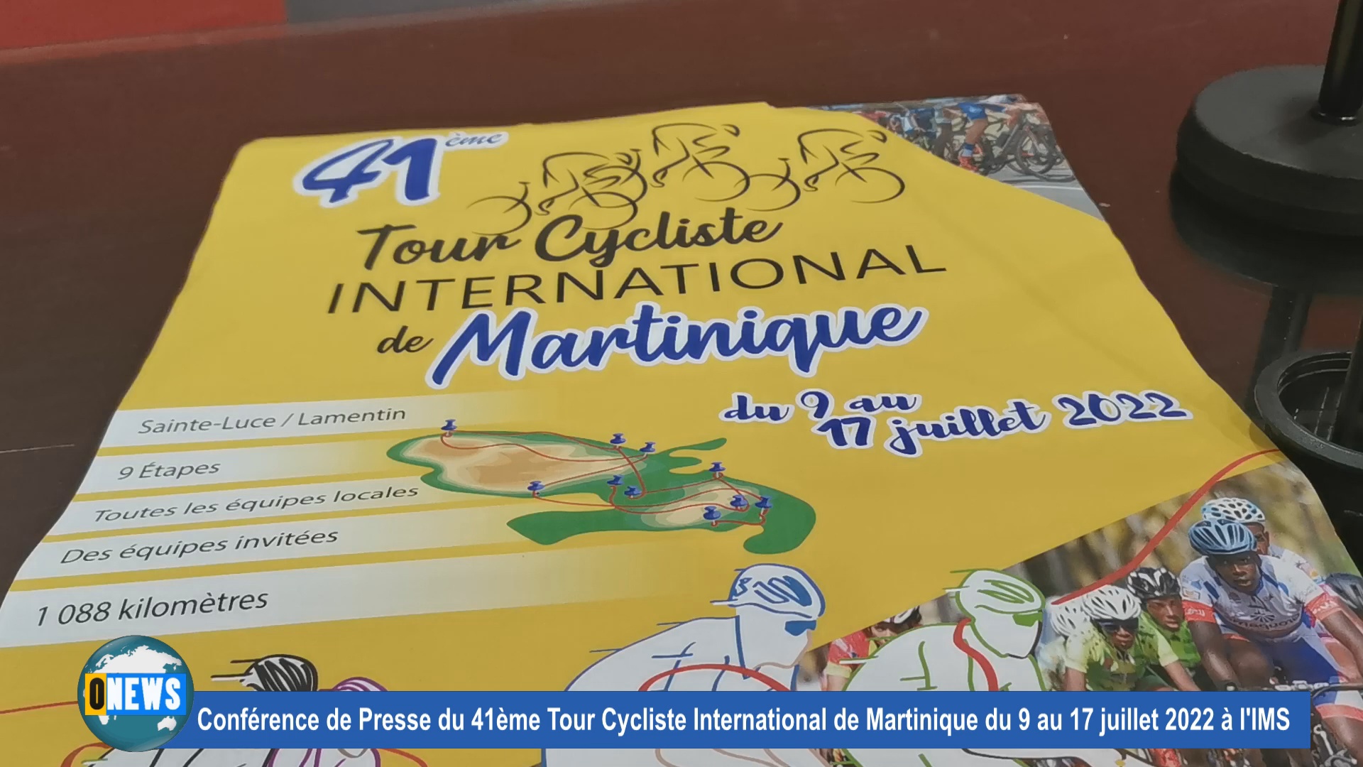 [Vidéo] Conférence de presse du 41ème tour cycliste de Martinique 2022
