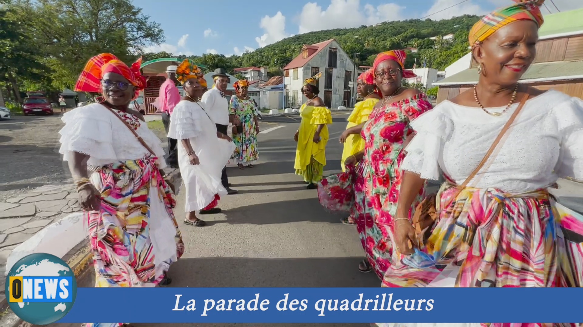 Onews Guadeloupe. La parade des quadrilleurs