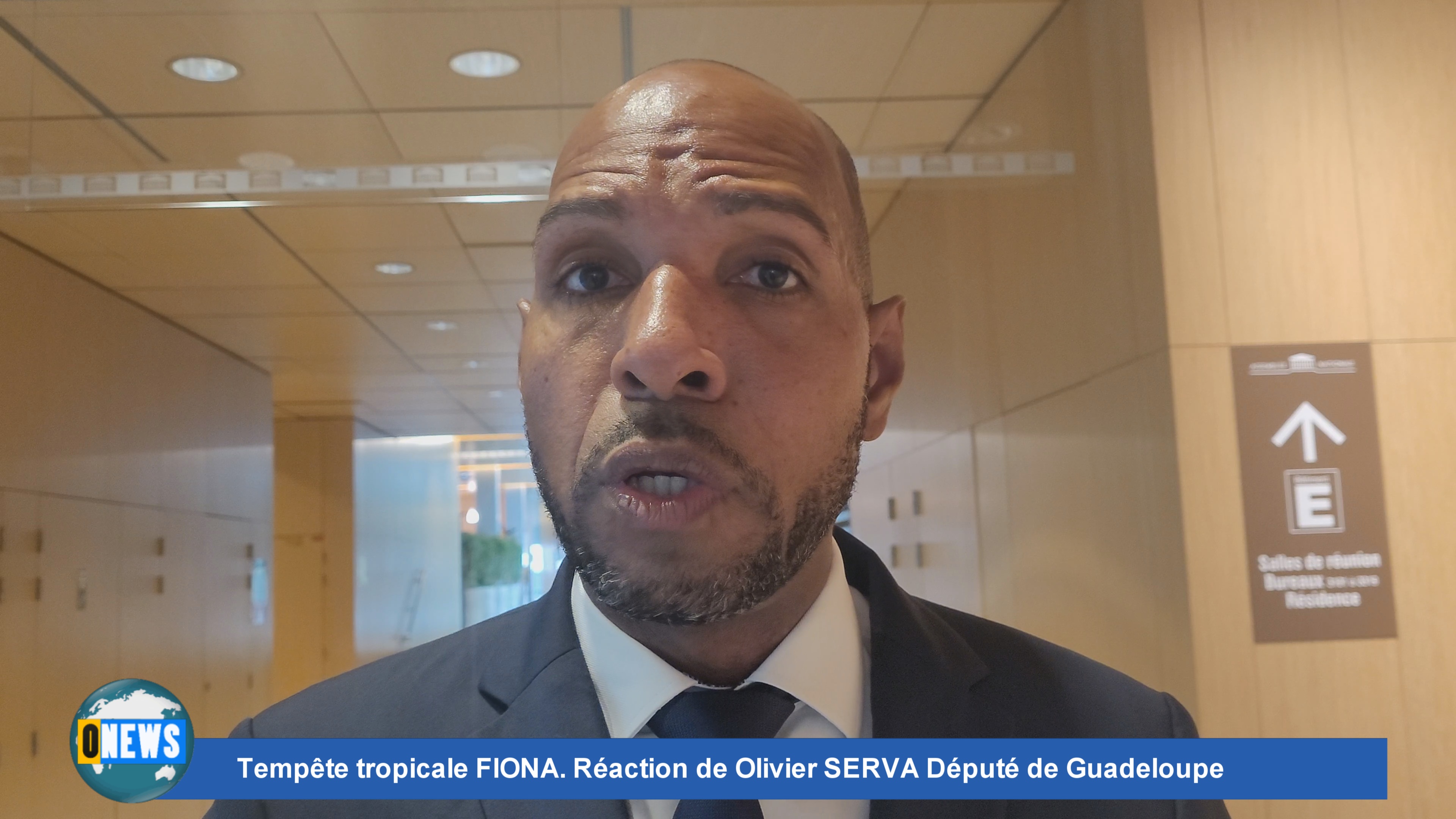[Vidéo] Guadeloupe. Tempête FIONA. Réaction de Olivier SERVA Député de Guadeloupe.