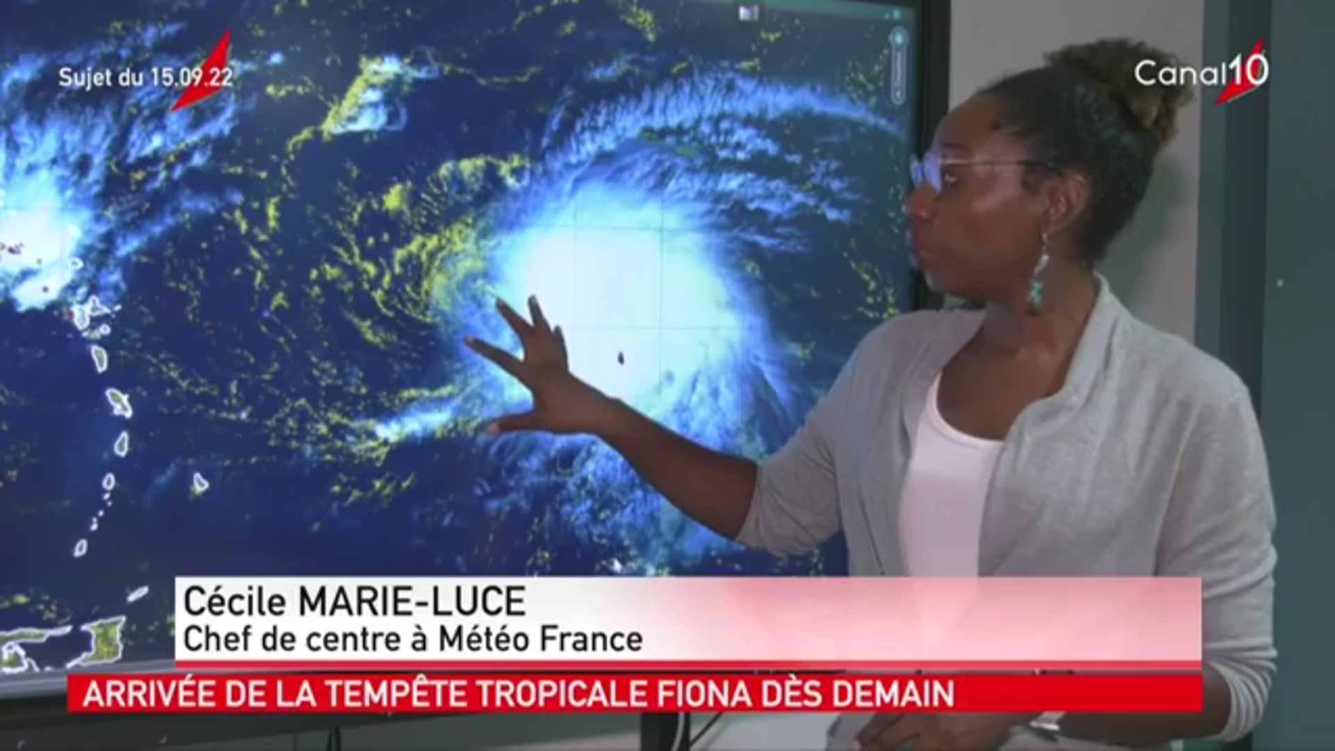 [Vidéo] Onews Guadeloupe Le jt de canal A la une point sur la tempête Floria avec météo France